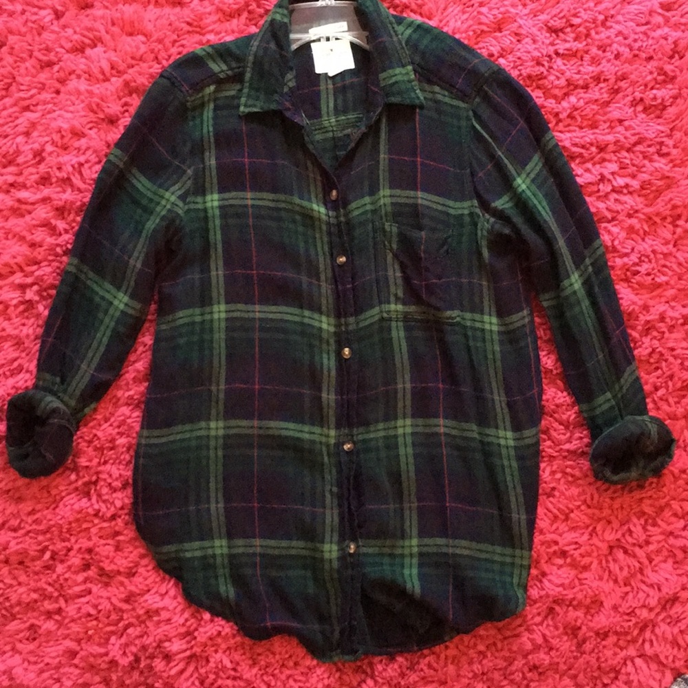 American Eagle Boyfriend Fit flannel